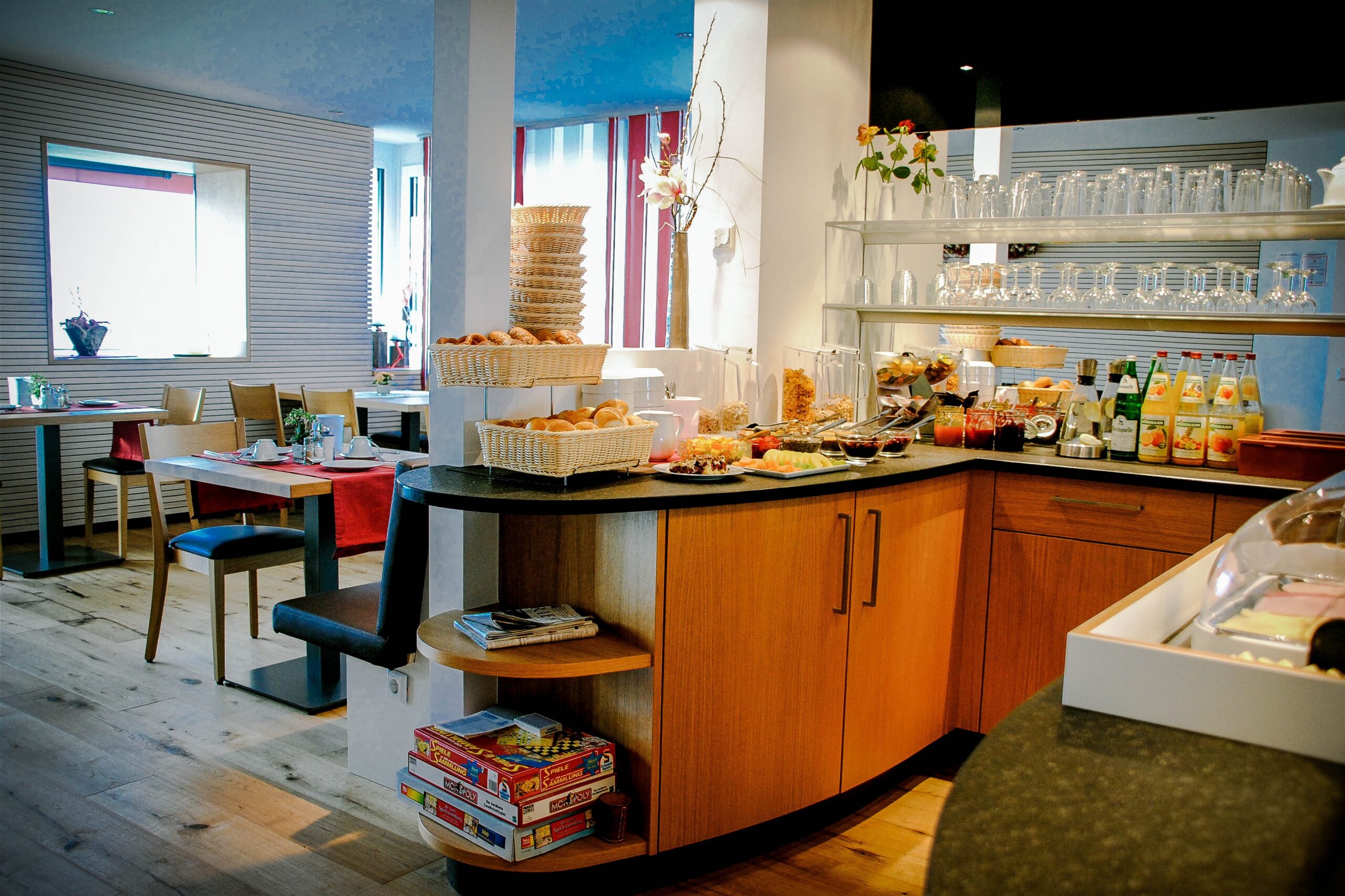 Frühstücksbuffet im Haus Seeblick